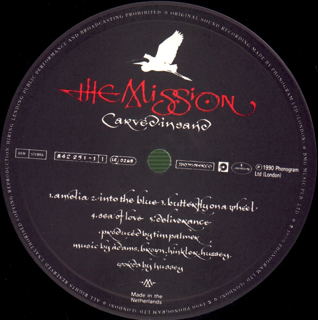 Mission - Carved In Sand - Lp