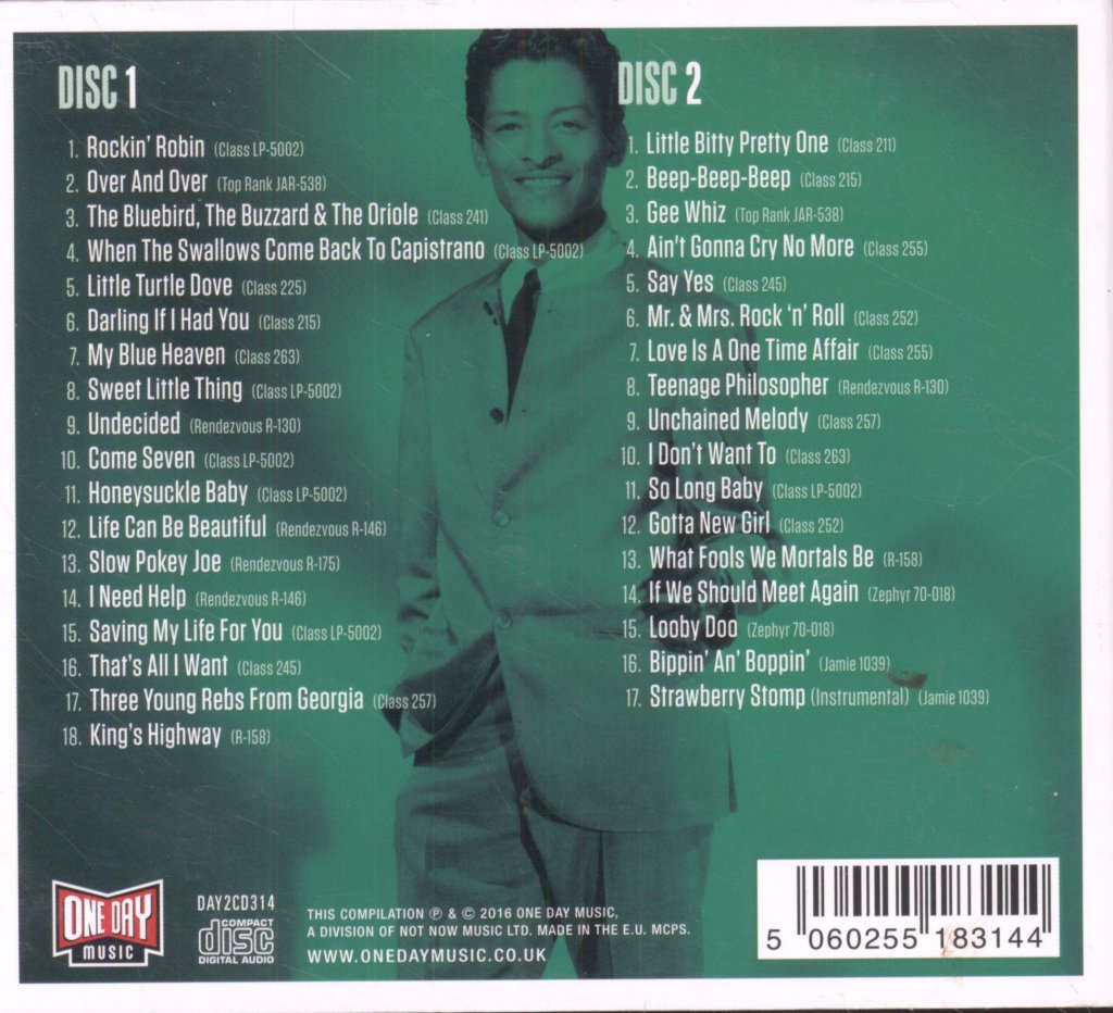 Bobby Day - Very Best Of - Cd Set