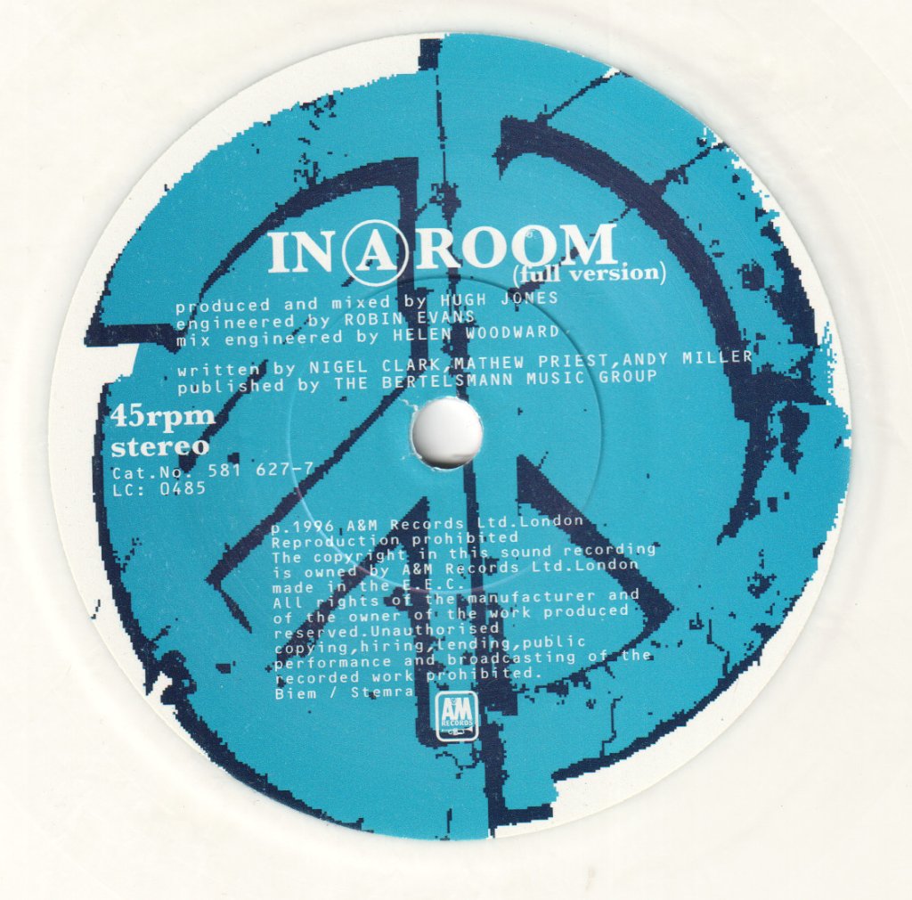Dodgy - In A Room - 7 Inch