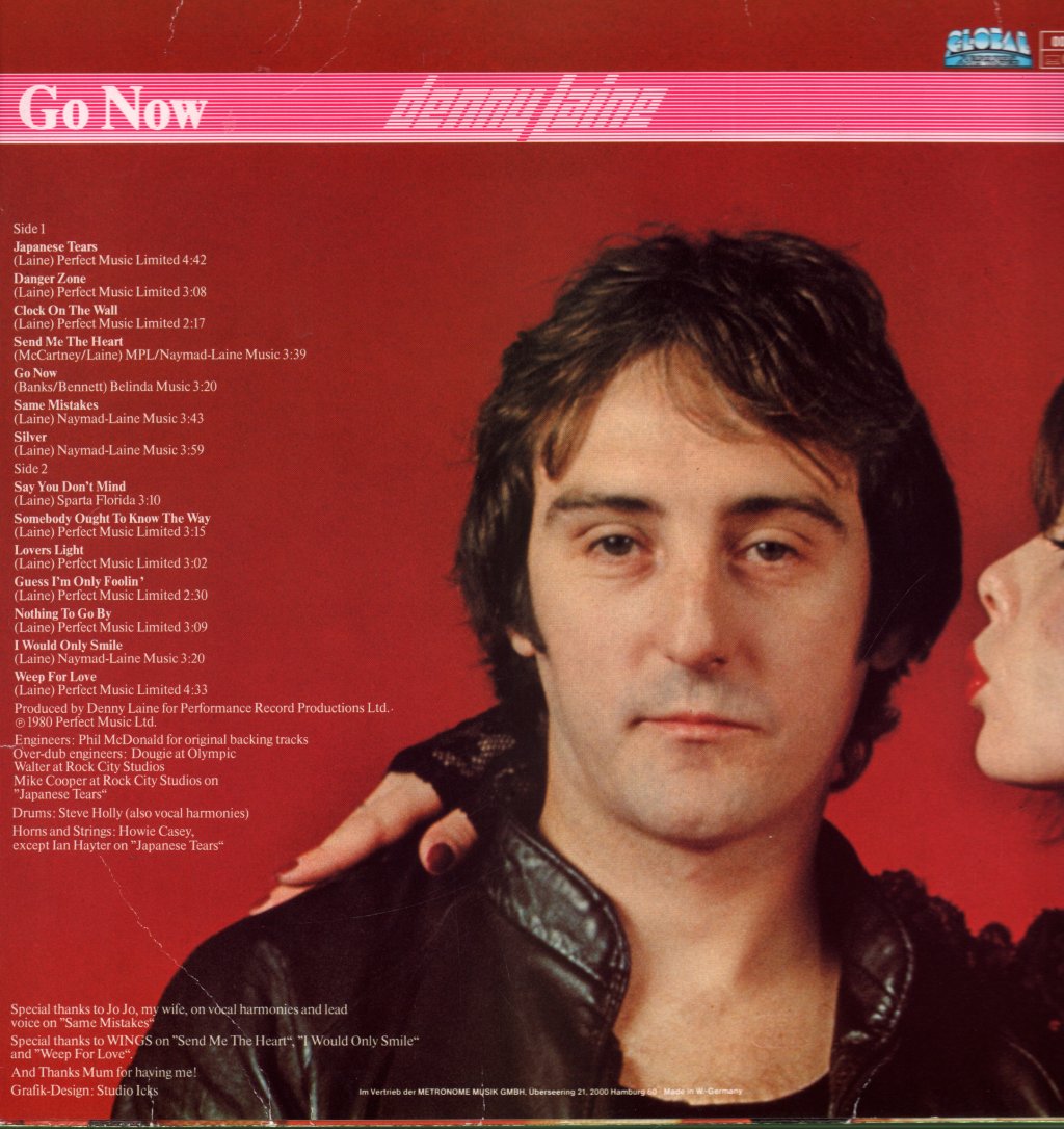 Denny Laine - Go Now - Lp