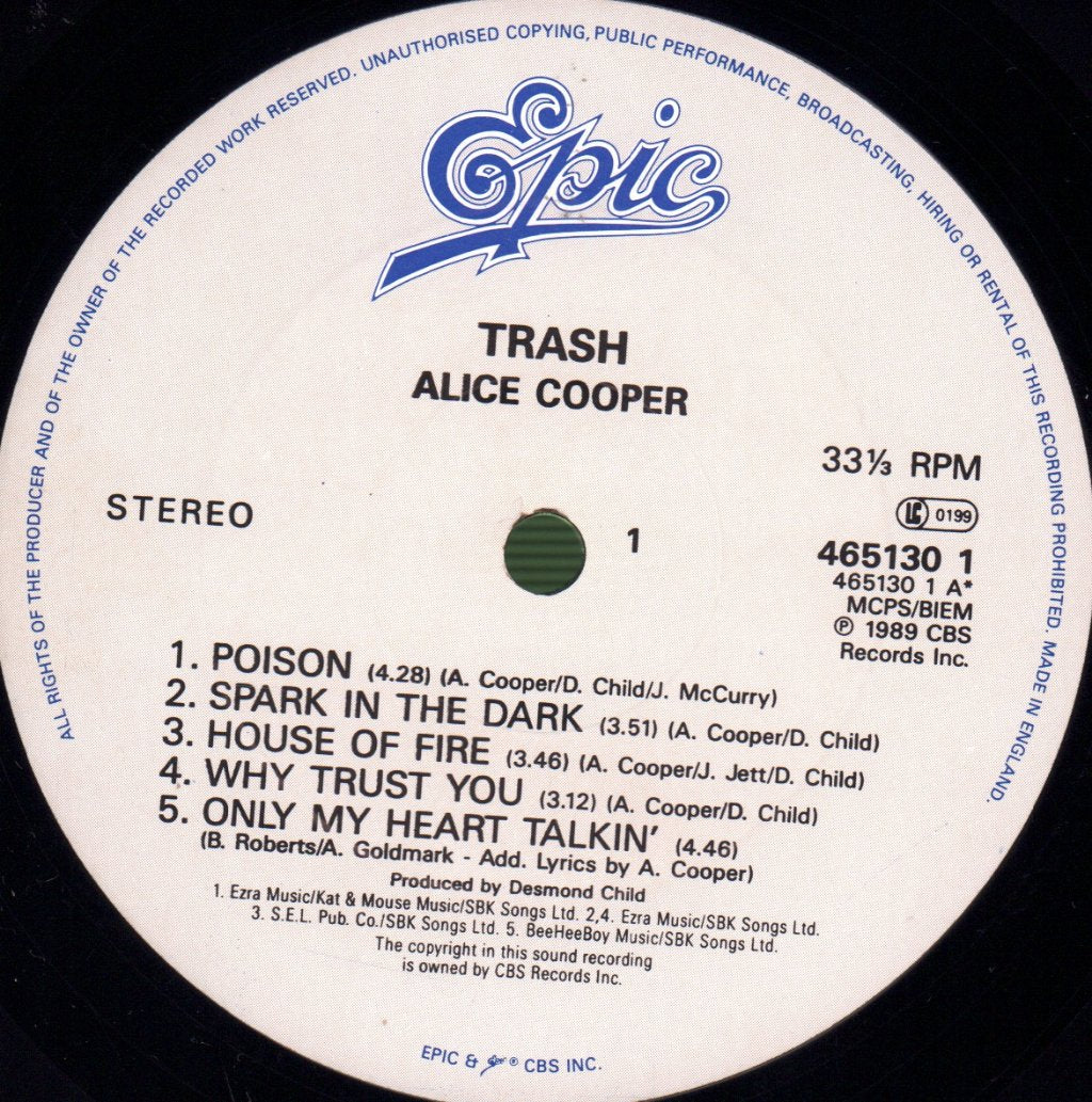 Alice Cooper - Trash - Lp