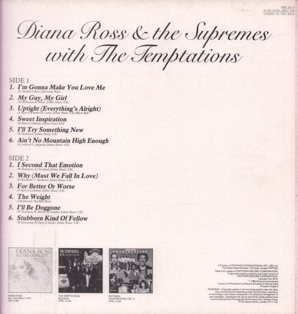 Diana Ross And The Supremes And The Temptations - Diana Ross And The Supremes And The Temptations - Lp
