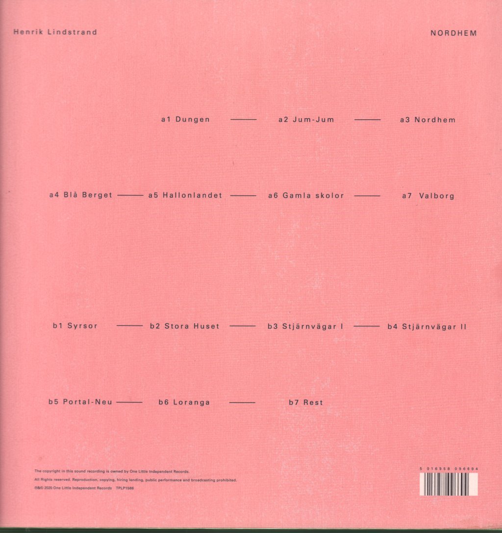 Henrik Lindstrand - Nordhem - Lp
