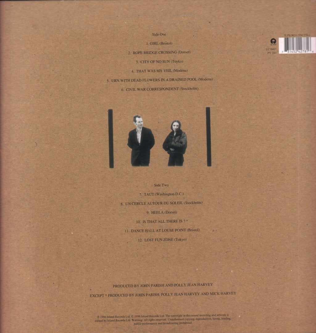 John Parish And Polly Jean Harvey - Dance Hall At Louse Point - Lp