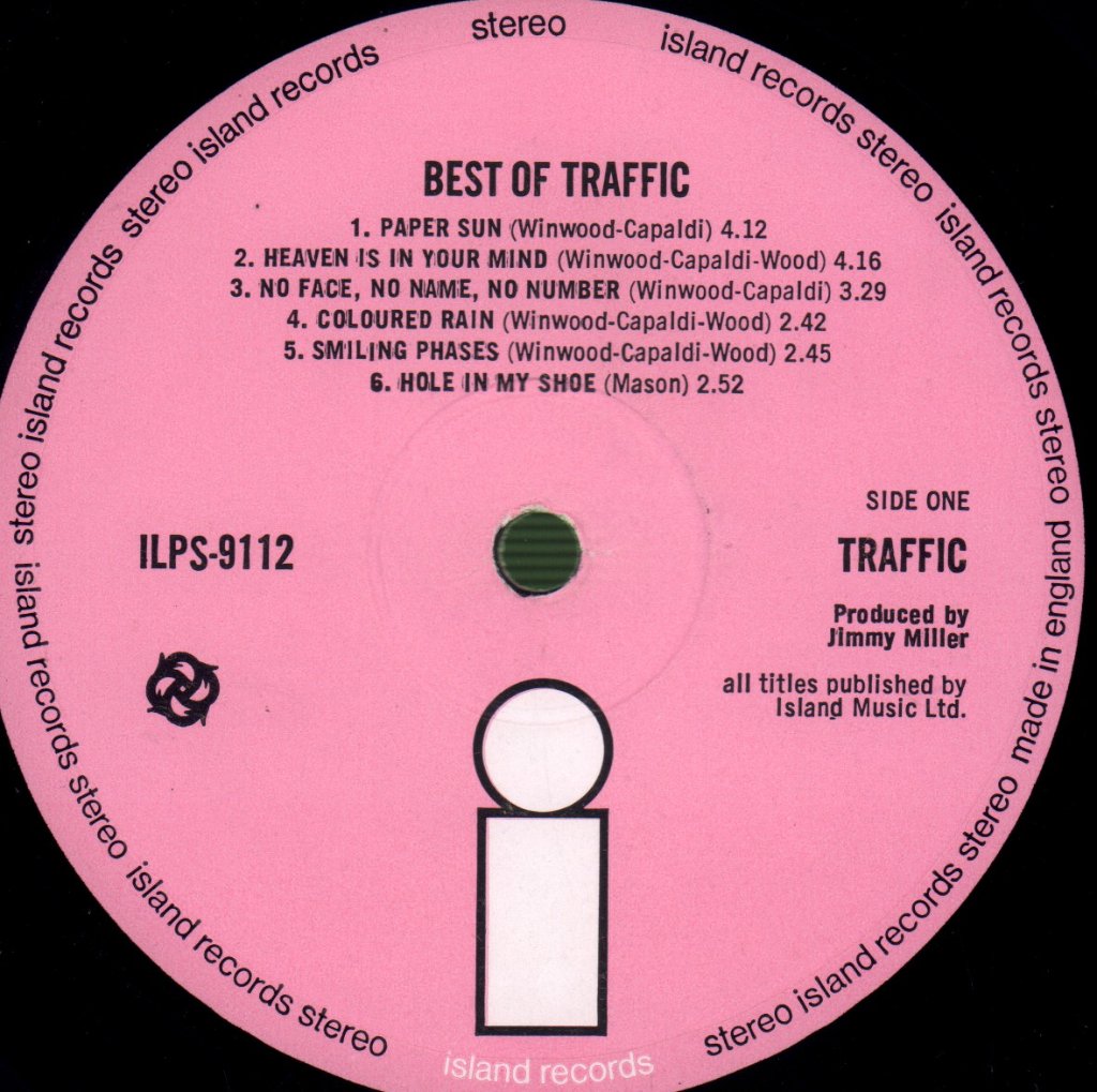 Traffic - Best Of - Lp