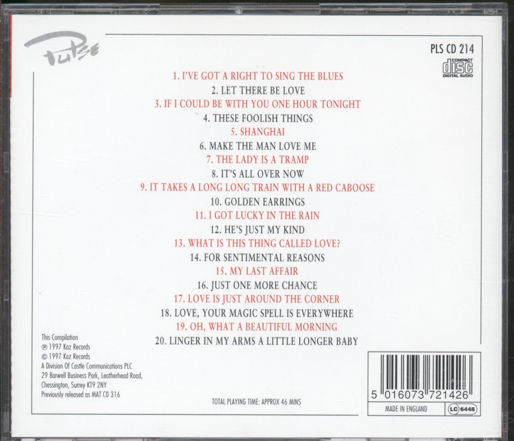 Peggy Lee - Let There Be Love - Cd
