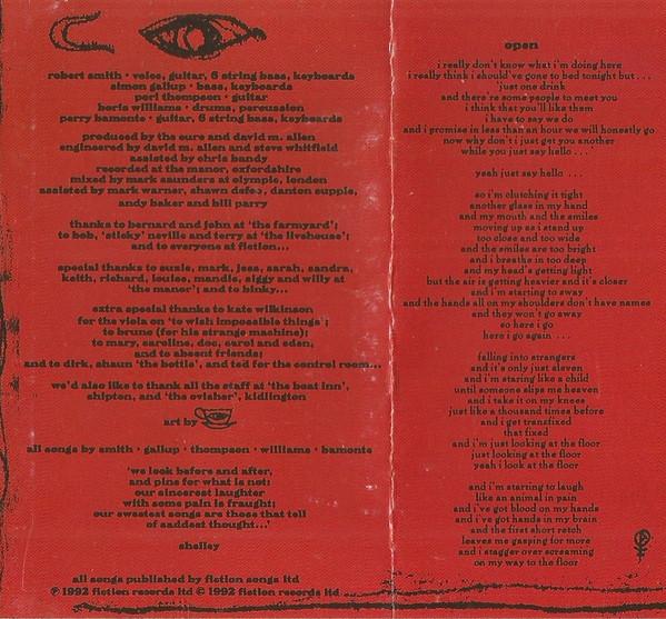Cure - Wish - Cassette
