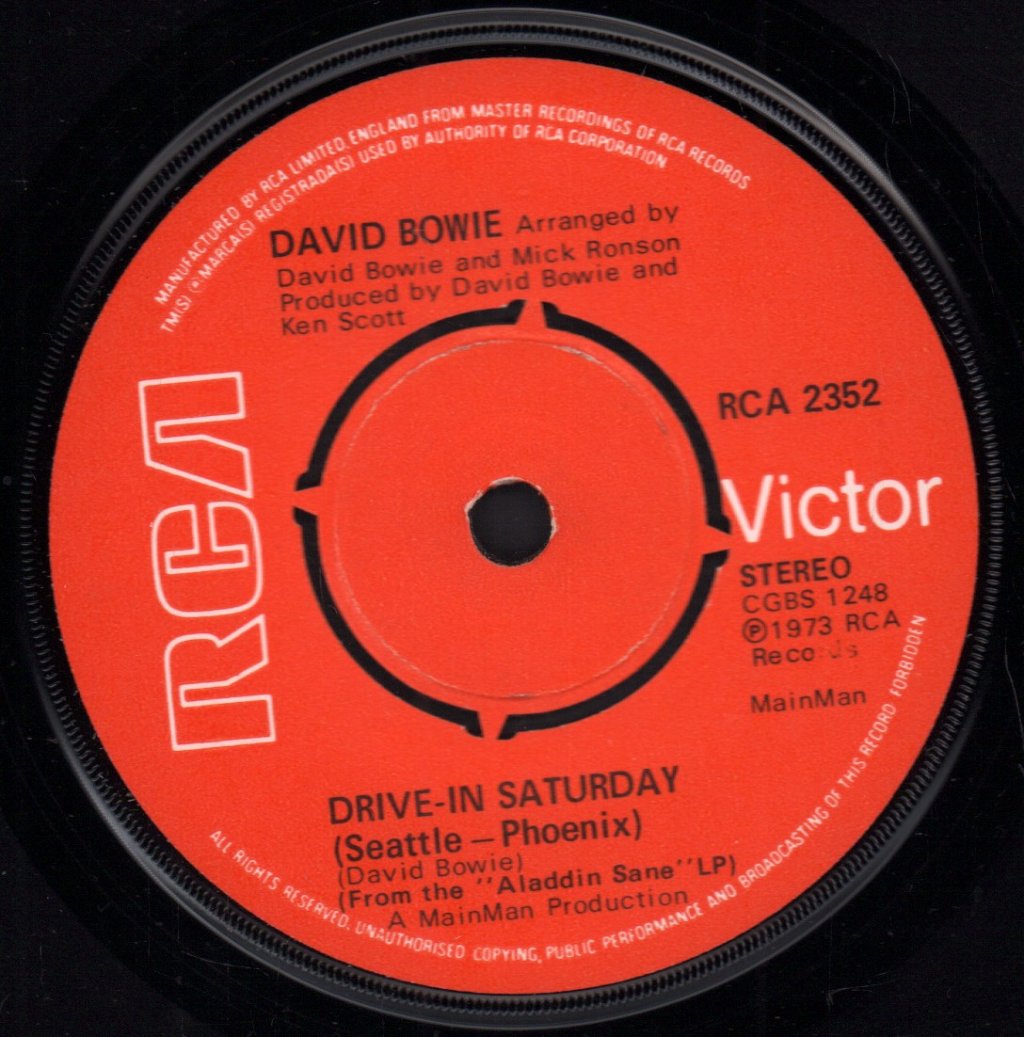 David Bowie - Drive In Saturday - 7 Inch