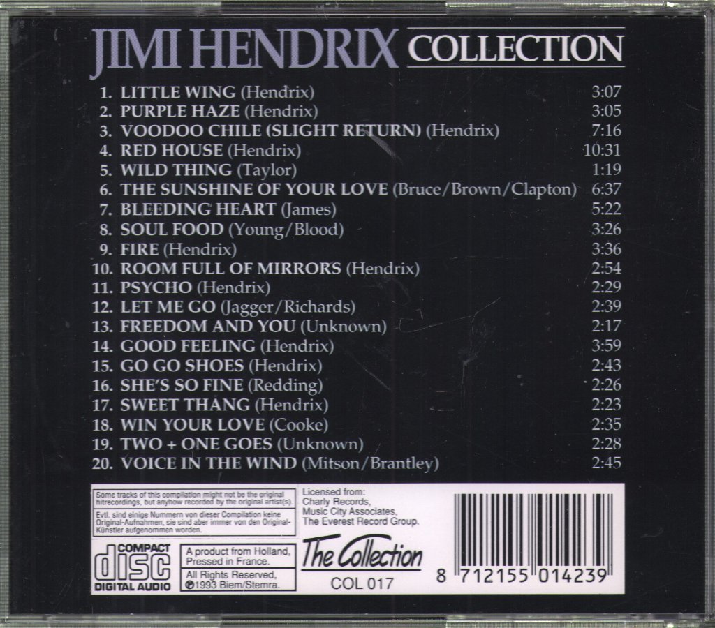 Jimi Hendrix - Collection - Cd