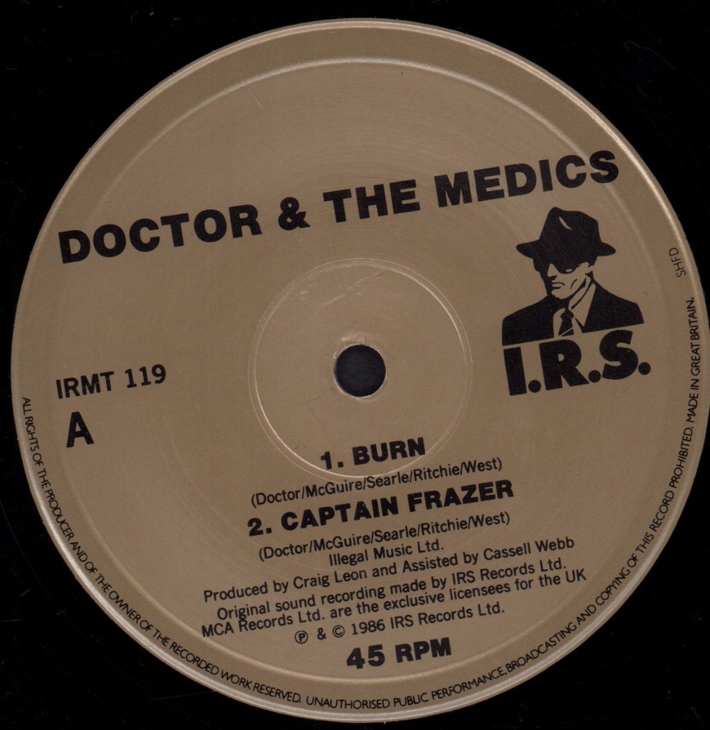 Doctor And The Medics - Burn - 12 Inch
