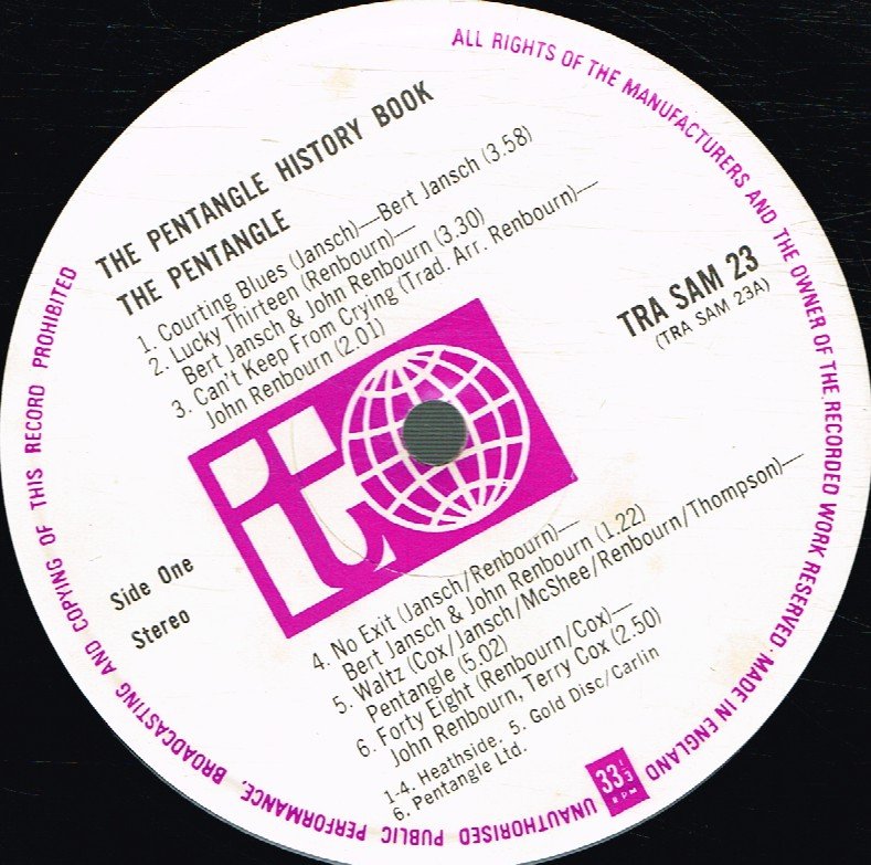 Pentangle - History Book - Lp