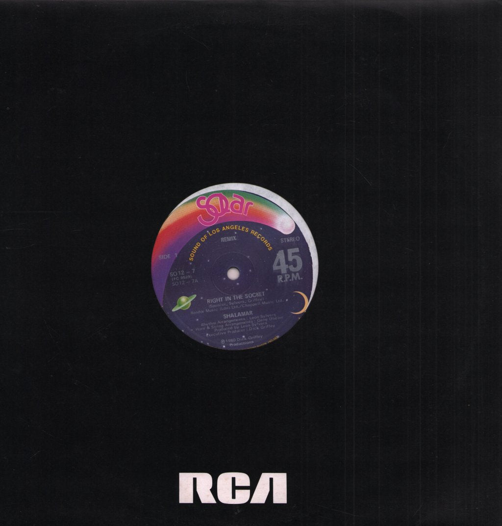 Shalamar - Right In The Socket (Remix) / The Second Time Around - 12 Inch