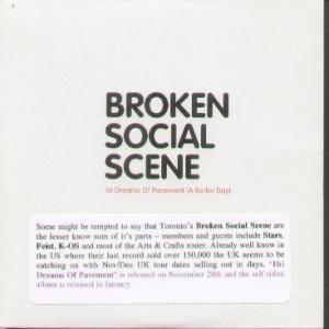 Broken Social Scene - Ibi Dreams Of Pavement - Cd