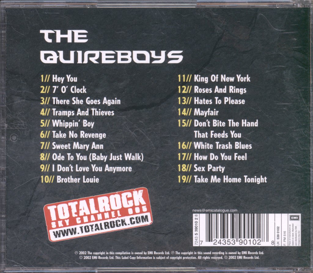 Quireboys - Masters Of Rock - Cd