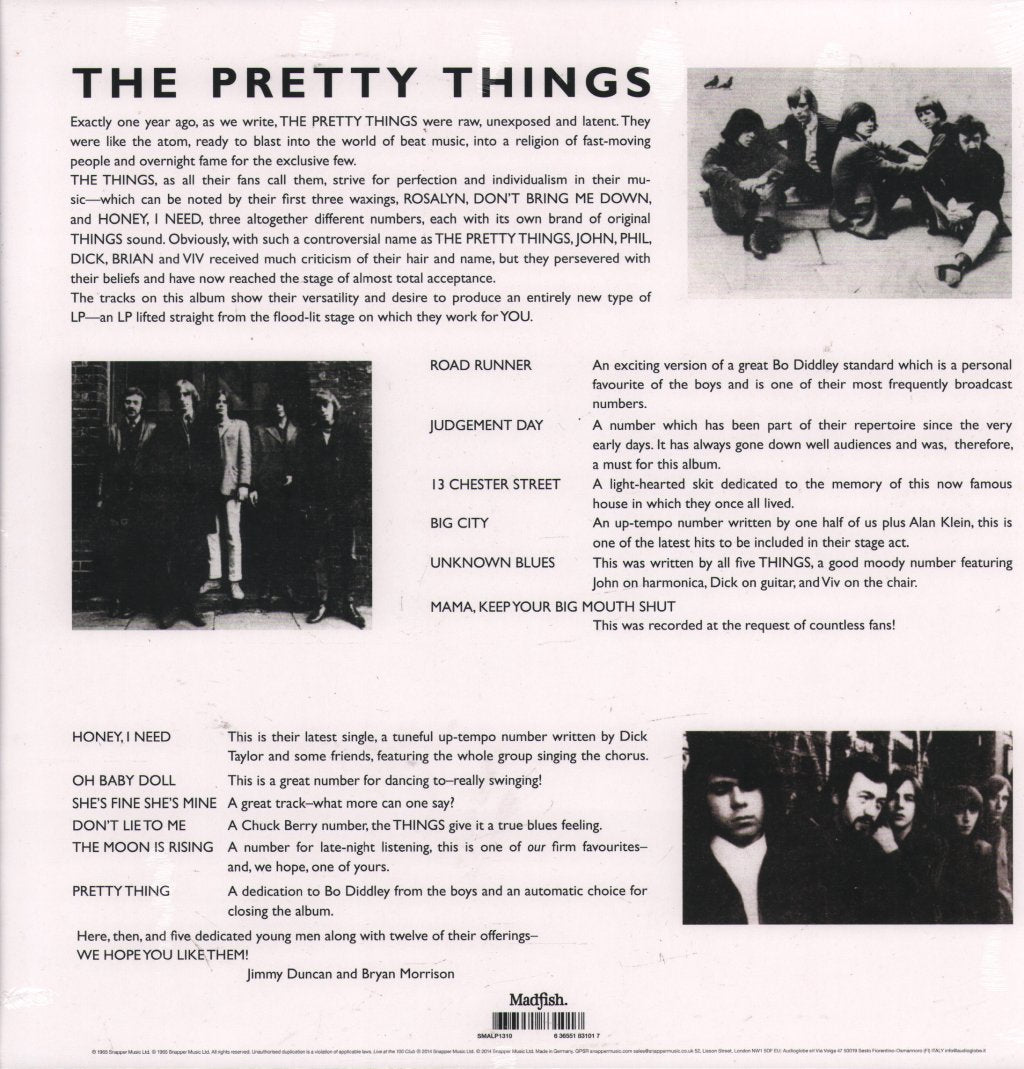 Pretty Things - Pretty Things & Live At the 100 Club (60th Anniversary) - Double Lp