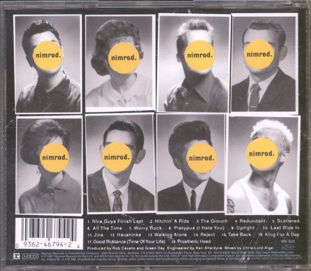 Green Day - Nimrod. - Cd