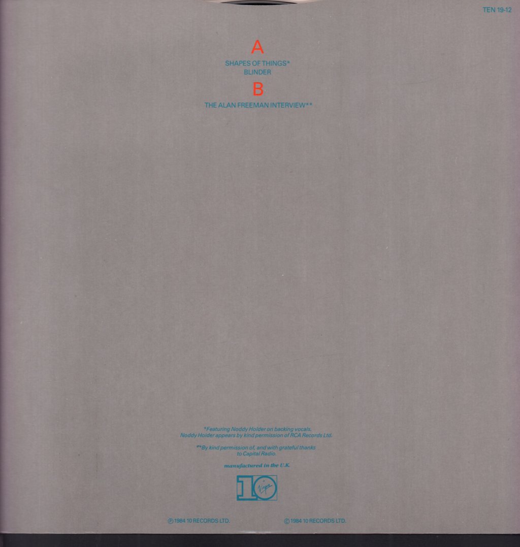 Gary Moore - Shapes Of Things - 12 Inch