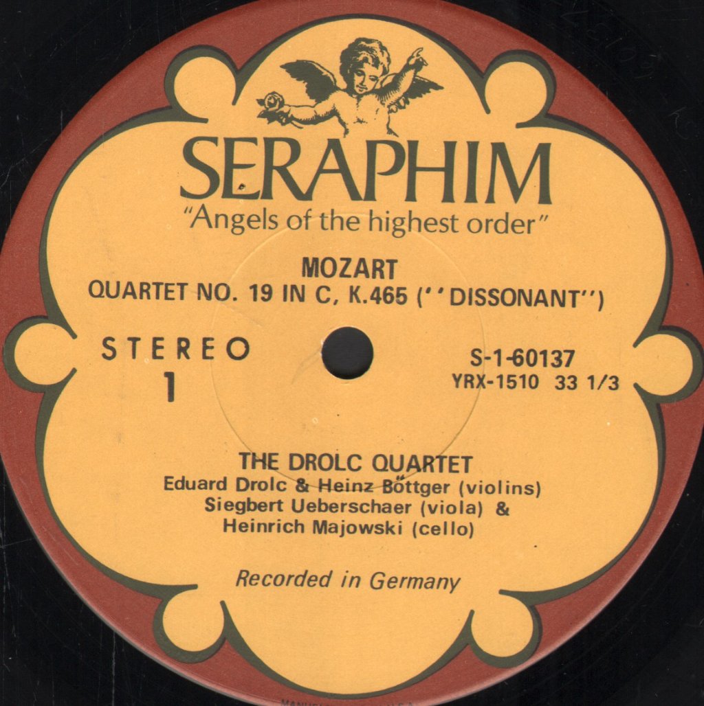 Drolc Quartett - Mozart - "Dissonant" Quartet / Haydn - The "Emperor" Quartet - Lp