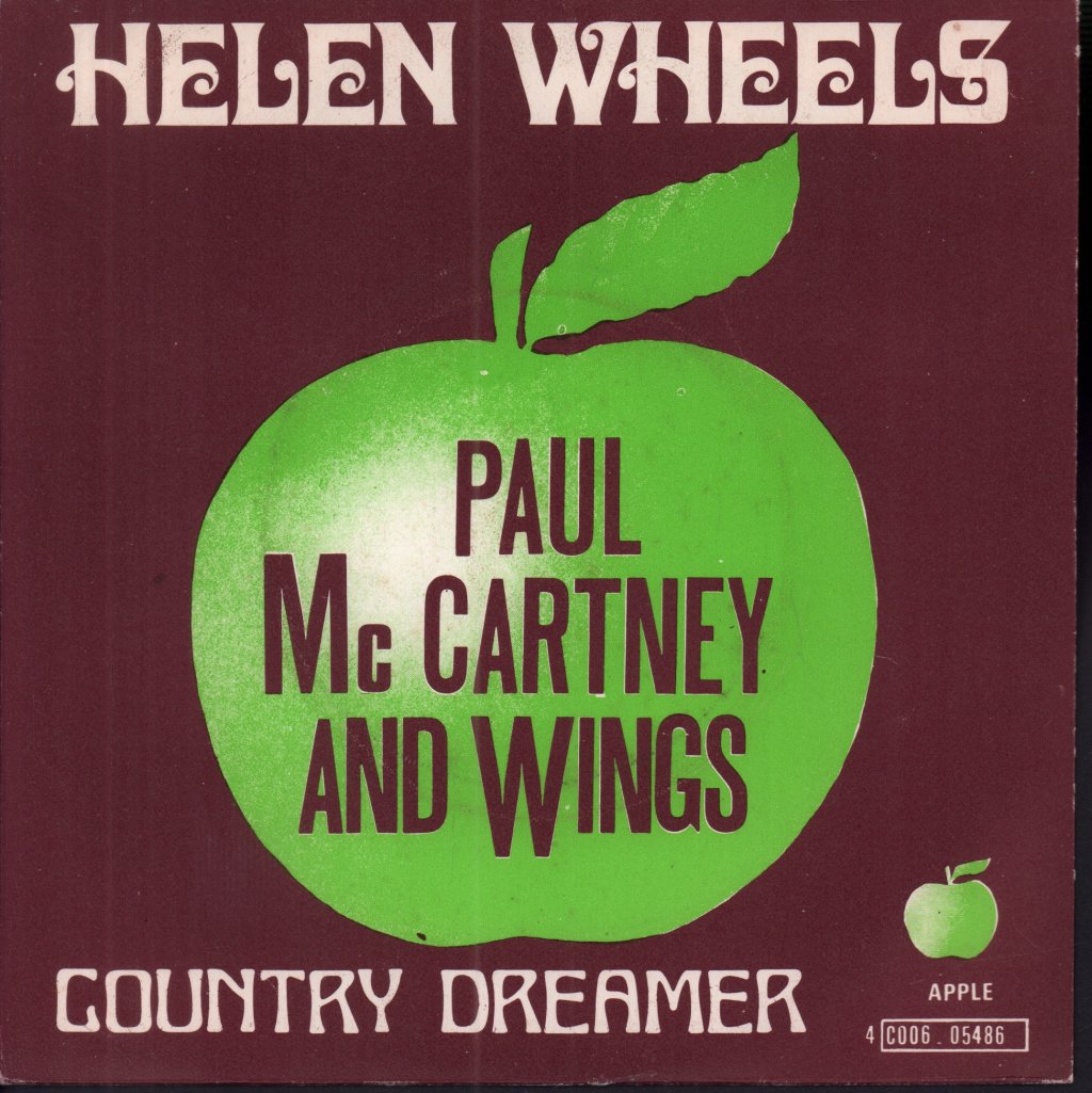 Paul McCartney And Wings - Helen Wheels - 7 Inch