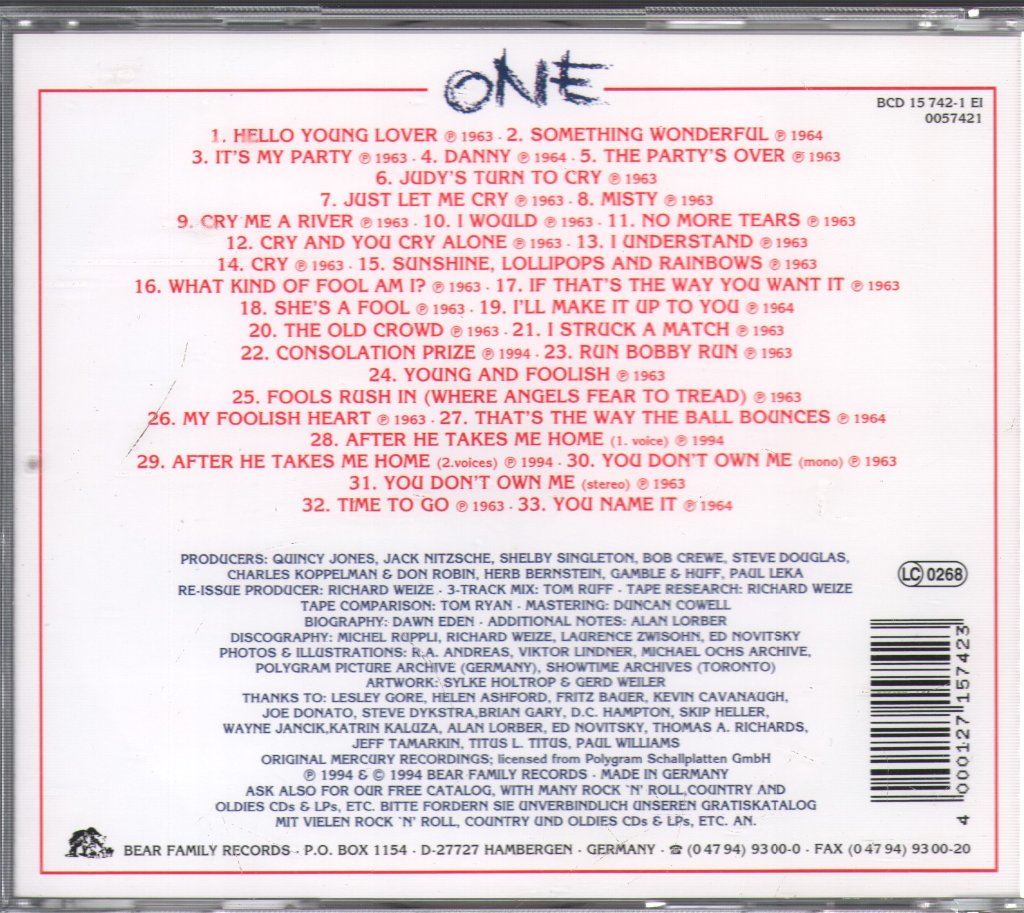 Lesley Gore - It's My Party! - Cd Box Set