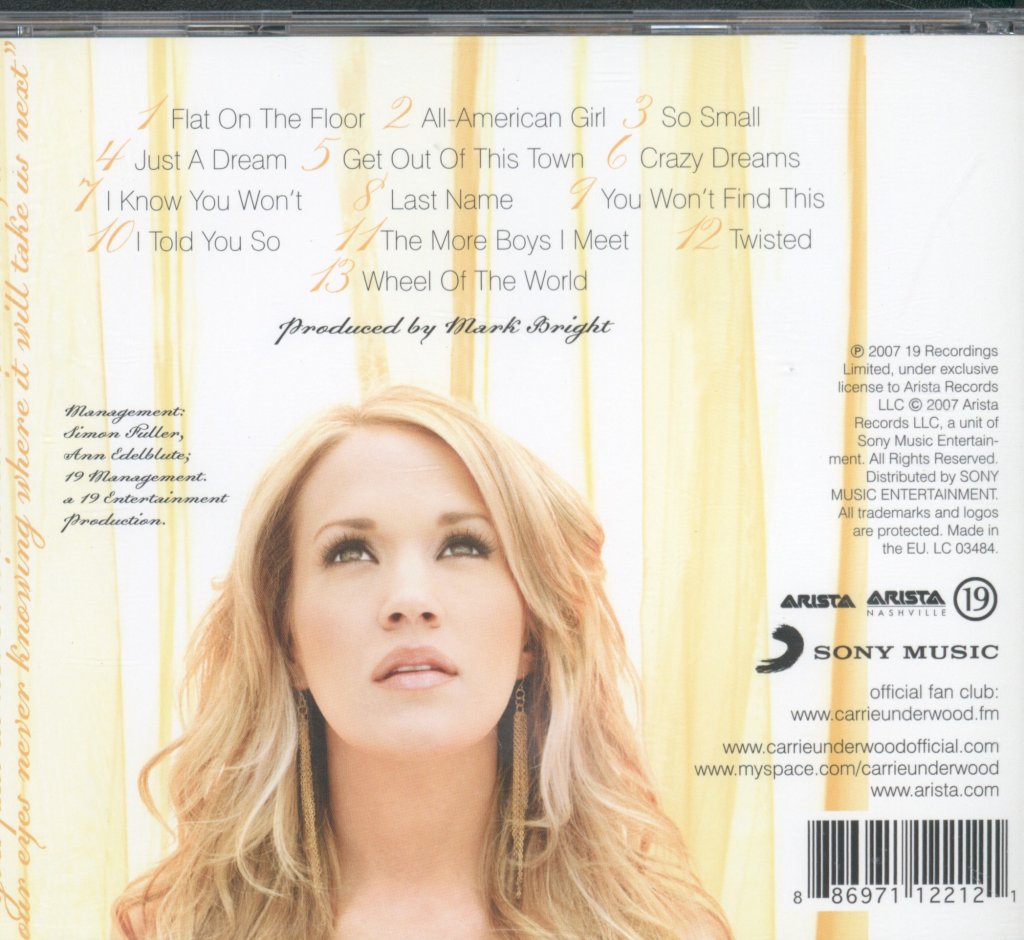 Carrie Underwood - Carnival Ride - Cd