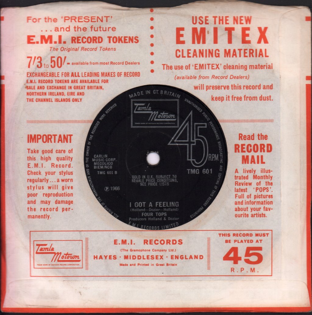 Four Tops - Bernadette - 7 Inch