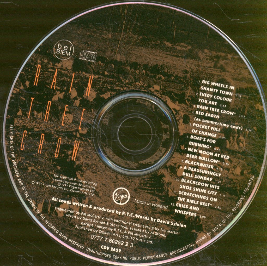 Rain Tree Crow - Rain Tree Crow - Cd