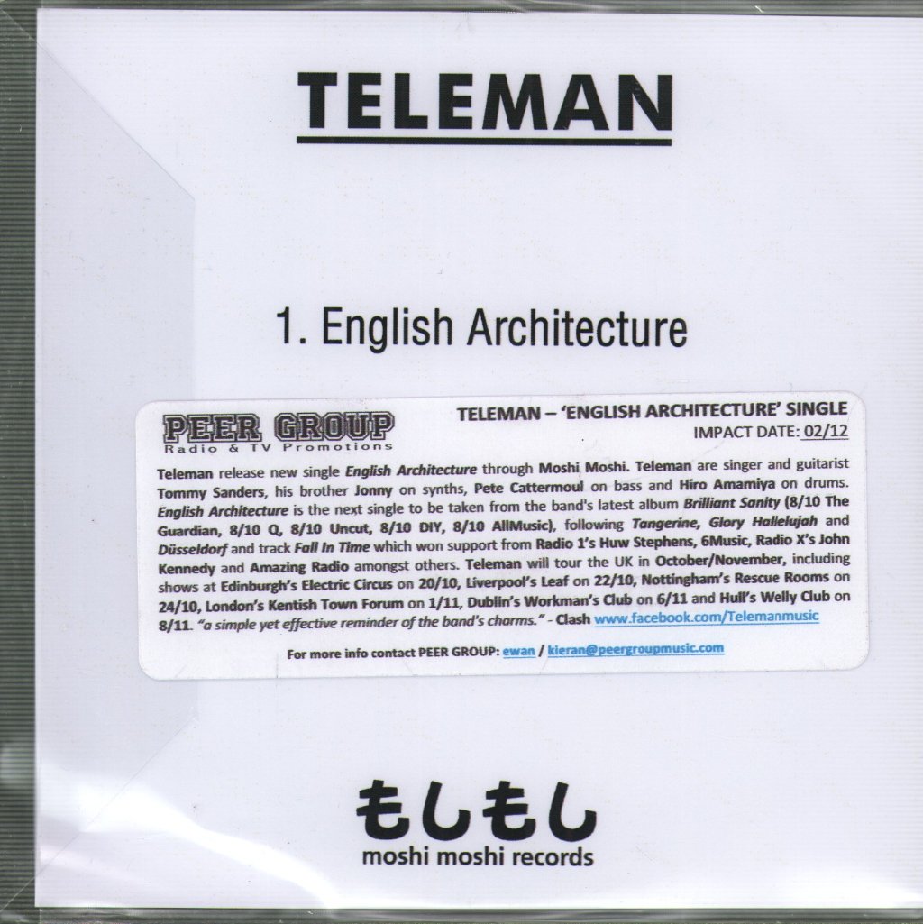 Teleman - English Architechure - Cdr