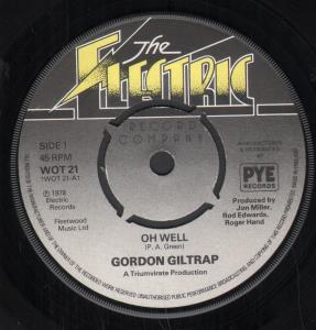 Gordon Giltrap - Oh Well - 7 Inch