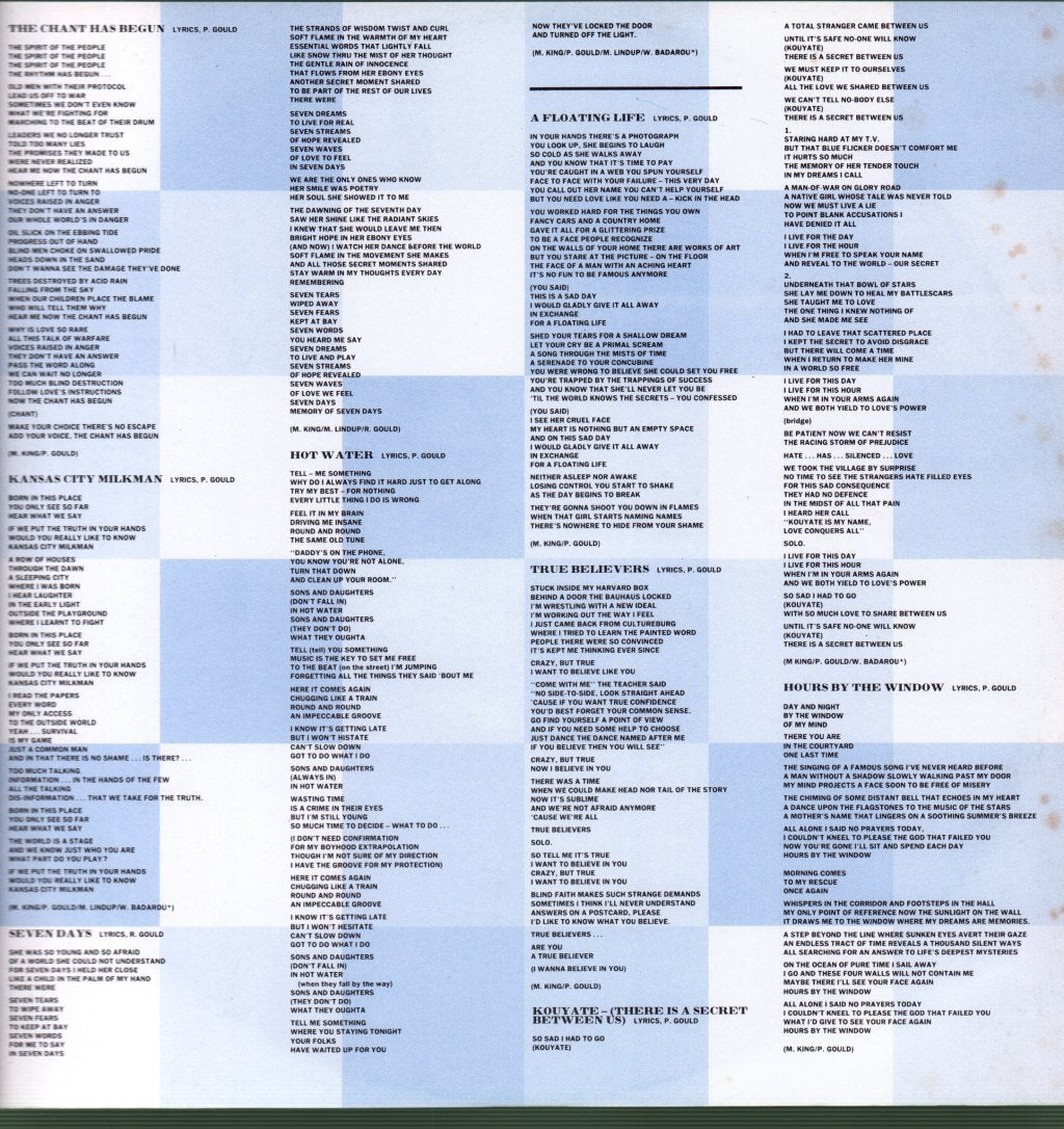 Level 42 - True Colours - Lp