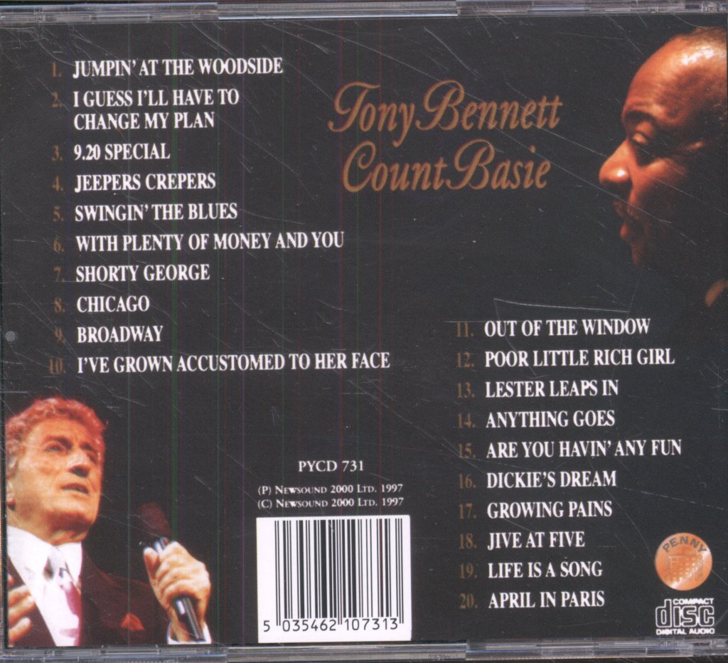 Tony Bennett And Count Basie - Together - Cd