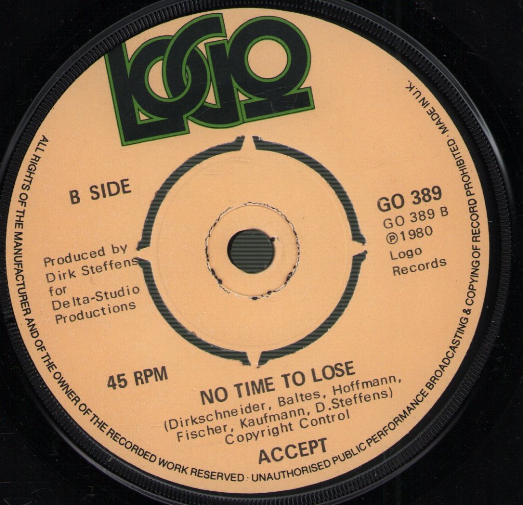 Accept - I'm A Rebel - 7 Inch