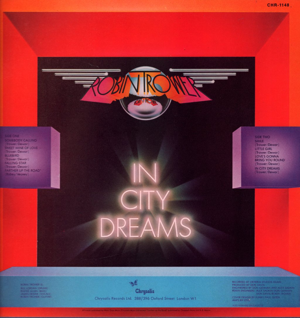 Robin Trower - In City Dreams - Lp