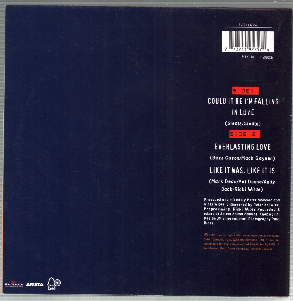 Worlds Apart (Boy Band) - Could It Be I'm Falling In Love - 7 Inch