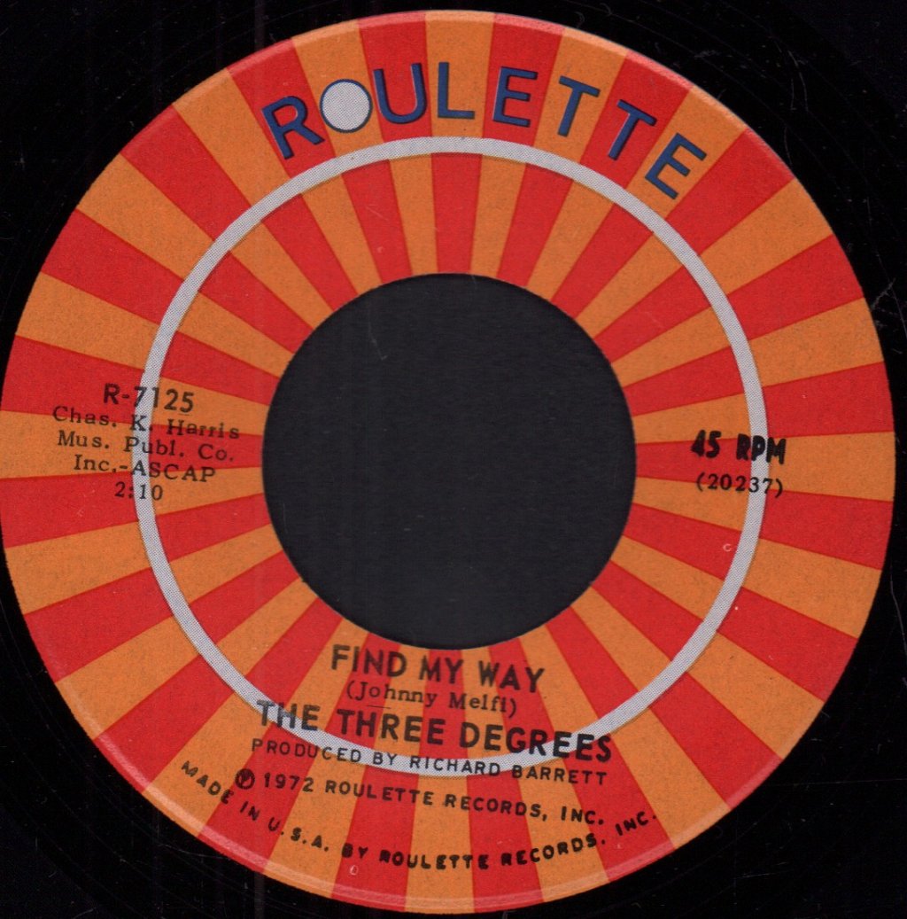 Three Degrees - I Wanna Be Your Baby - 7 Inch