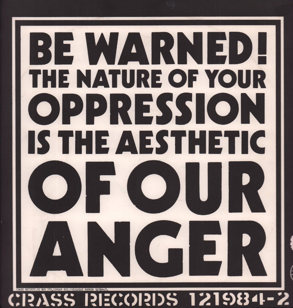 Crass - Yes Sir I Will - Lp