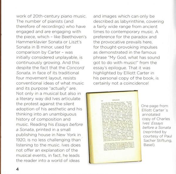 Thomas Hell - ives Concord Sonata - Cd