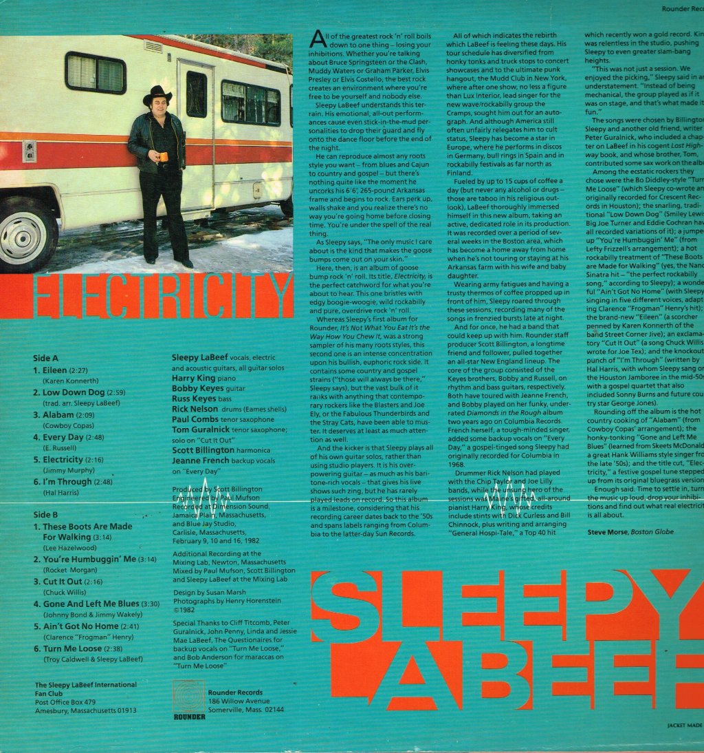 Sleepy La Beef - Electricity - Lp