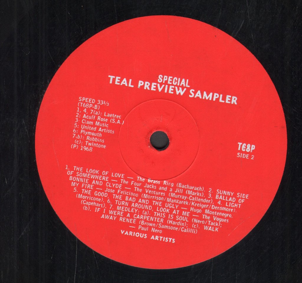 Various Artists - Teal Preview Sampler - Lp