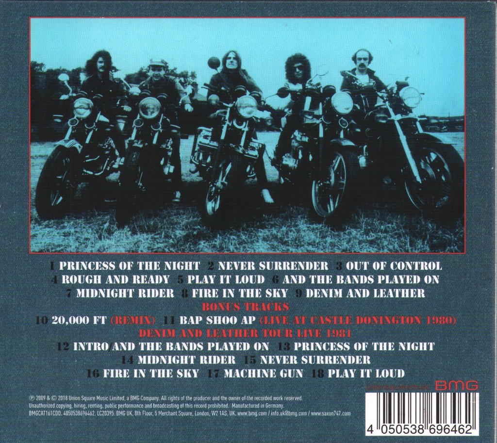 Saxon - Denim And Leather - Cd