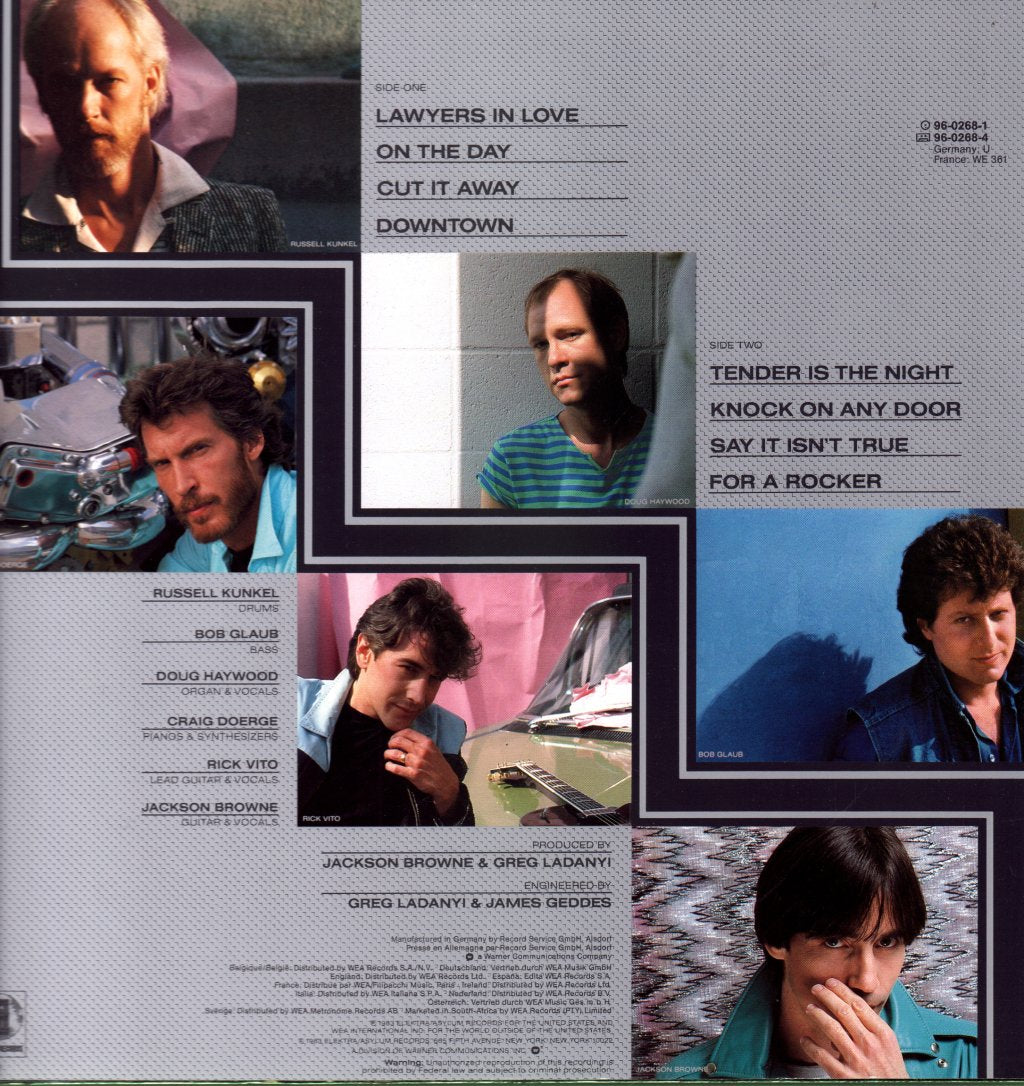 Jackson Browne - Lawyers In Love - Lp