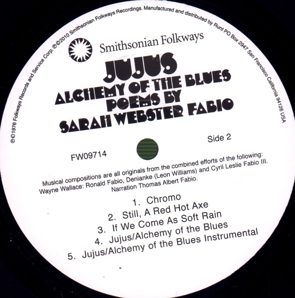 Sarah Webster Fabio - Jujus / Alchemy Of The Blues - Lp