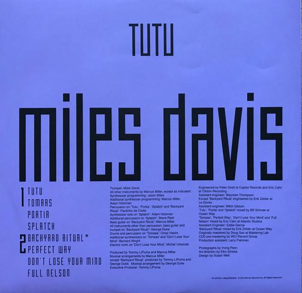 Miles Davis - Tutu - Double Lp