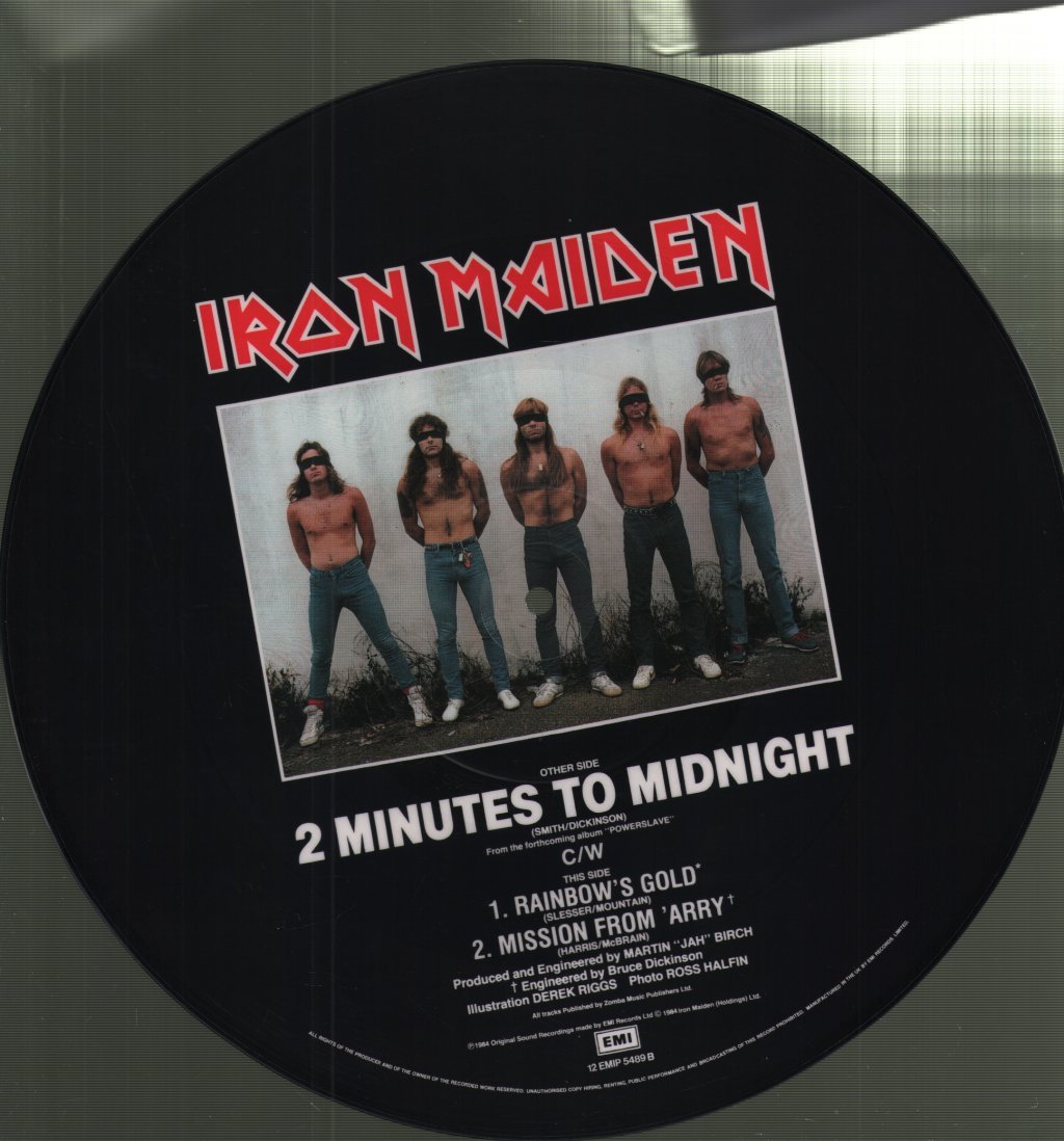 Iron Maiden - 2 Minutes To Midnight - 12 Inch