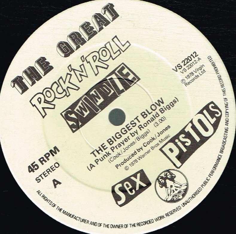 Sex Pistols - Biggest Blow / My Way - 12 Inch