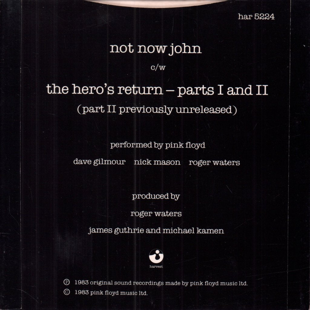 Pink Floyd - Not Now John - 7 Inch