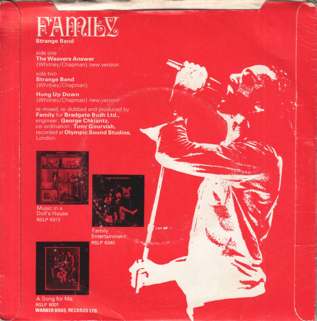 Family (Prog/Rock Group) - Strange Band - 7 Inch