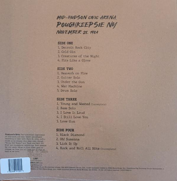 Kiss - Off The Soundboard Poughkeepsie NY Mid-Hudson Arena November 28 1984 - Double Lp