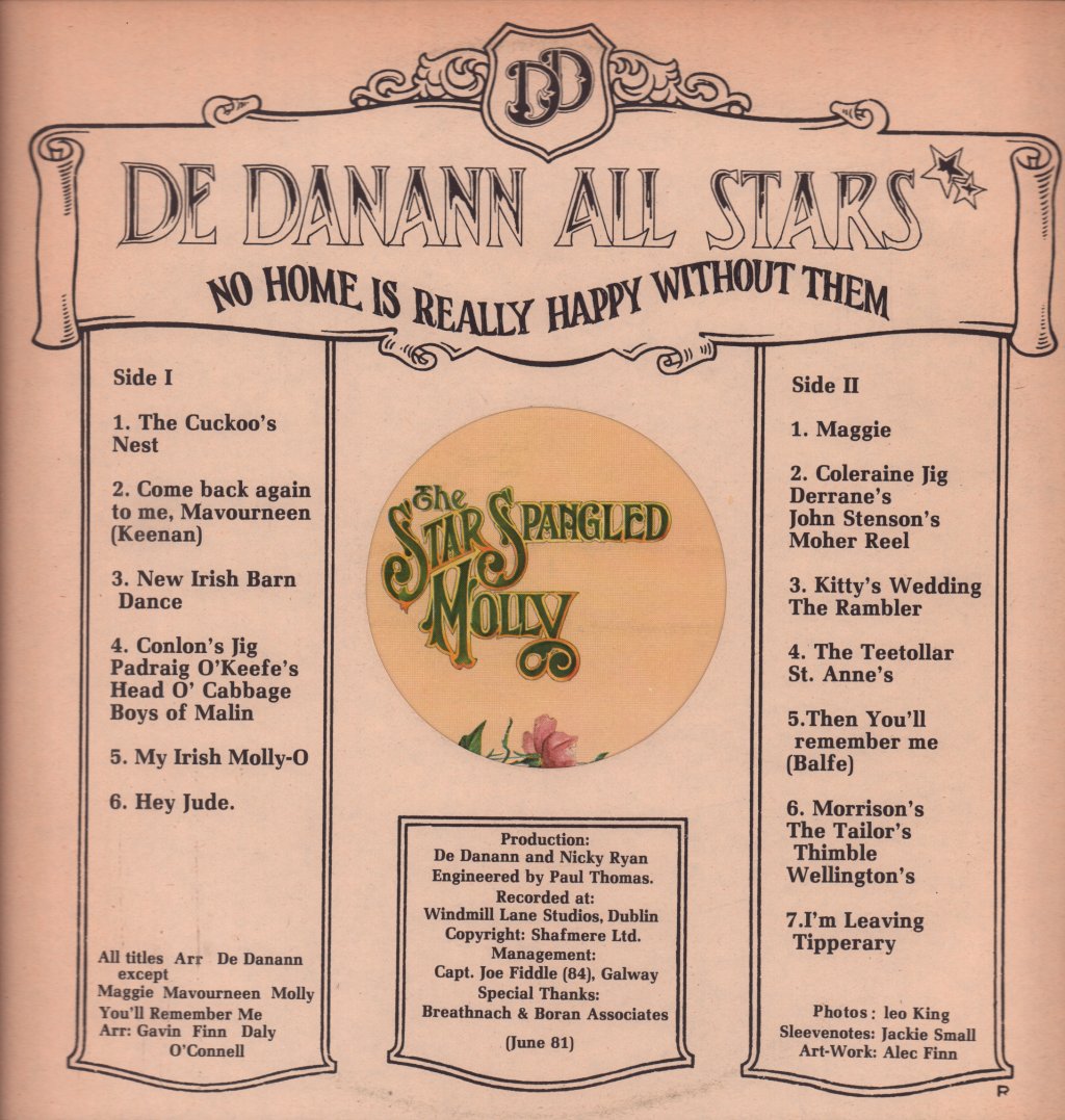 De Danann - Star Spangled Molly - Lp