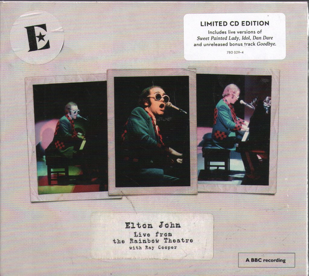 Elton John - Live from the Rainbow Theatre with Ray Cooper - Cd